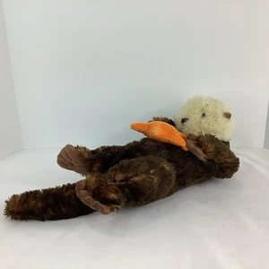 Der Streichelzoo Plüsch-Otter liegend mit Sternenfischen 18 Zoll Wassersammlung Spielzeug - Bild 1 von 10