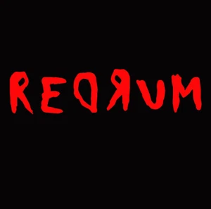 2X REDRUM vinyl sticker decals murder car window horror - Picture 1 of 1