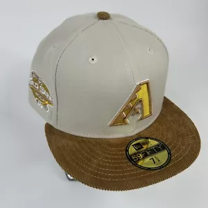 Arizona Diamondbacks New Era Cord Visor 59FIFTY Fitted Hat Cooperstown Neu - Bild 1 von 9