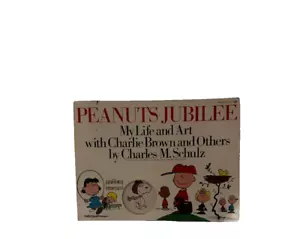 VTG‼ 1975 Peanuts Jubilee: My Life and Art with Charlie Brown by Charles Schulz - Picture 1 of 5