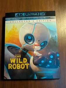 The Wild Robot - 4K UHD (4k UHD Disc Only!) No Blu-ray! w Slipcover, Like New - Picture 1 of 8