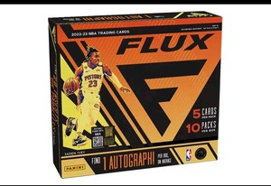 2022-23 Panini Flux Basketball Factory Sealed Hobby Box NBA