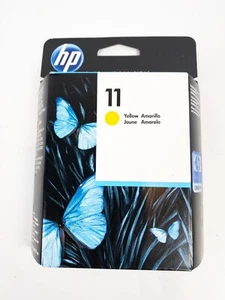 Genuine Original OEM HP 11 Yellow (C4838A) New - Sealed. Expiration -11/2013- - Picture 1 of 8