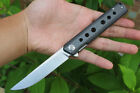 8'' New CNC D2 Blade Fast Opening Carbon fiber Handle Pocket Folding Knife DF165