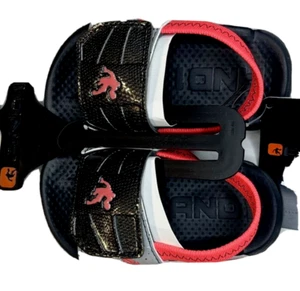 Sandalias zapatos deportivos and1 diapositivas para niños talla 9-10 negros para niños pequeños. diapositivas - Imagen 1 de 9