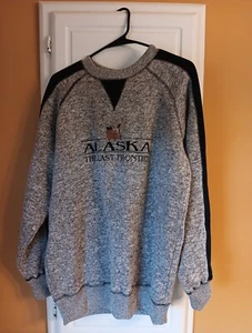 Renegade Club Sweatshirt Alaska Embroidered The Last Frontier Size Medium - Picture 1 of 4
