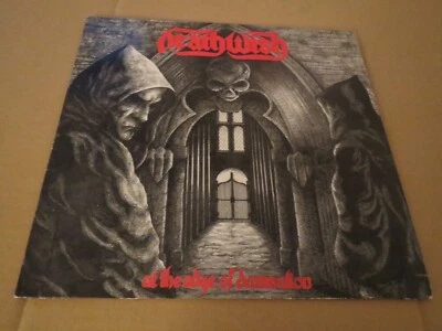 DEATHWISH -AT THE EDGE OF ....- HARD TO FIND FIRST PRESS LP VINYL 1988 EX EXODUS - Image 1 of 4