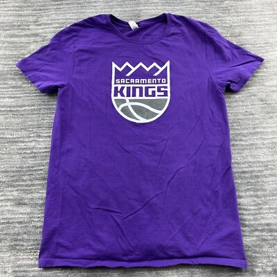 Camisa Sacramento Kings M Logo Juvenil NBA Baloncesto Sactown Púrpura Foto 1 de 4