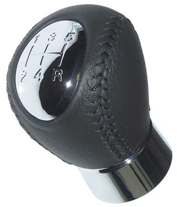 Nuevo Mazda 3 y 6 cuero de fábrica perilla de cambio de 5 velocidades 2003 a 2008  - Imagen 1 de 2