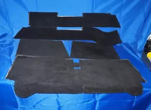 Juego completo de alfombras interiores negras Lotus Elise & Exige 2004-2011 OE forma sólida - Imagen 1 de 11