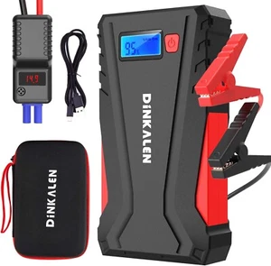 Avviatore Batteria Auto Moto Camion Barca Booster Jump Starter Emergenza A LED - Foto 1 di 12