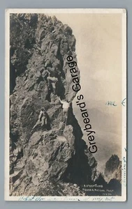 RPPC Mountain Climbing Mount MT RAINIER NATIONAL PARK WA Real Photo Postcard - Picture 1 of 2