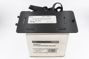 ON-Q 364896-01 UNIVERSAL WALL/ENCLOSURE MOUNTING PLATE, HALF WIDTH - Picture 1 of 3