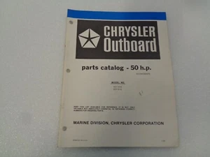 Chrysler Service Parts Catalog 1981 50 HP - Bild 1 von 2