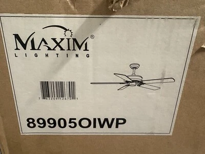 Maxim Lighting 89905OIWP Basic-Max Indoor Ceiling Fan - Image 1 of 4