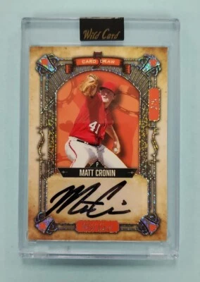 2023 Wild Card Five 5 Card Draw Matt Cronin Auto #5CDC-50 Card /5 - Image 1 of 2