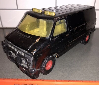 VTG 1983 ERTL The A-Team CHEVY GM Black Collectible TV Show Van  (FREE S&H) - Image 1 of 4