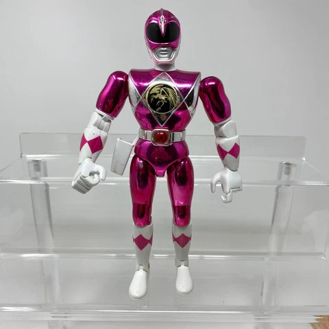 Power Rangers Pink Metallic 8" Figure The Movie 1995 Bandai Cover