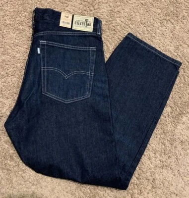 Levi's SilverTab Relaxed Straight Fit Jeans 100% Cotton Men's Sizes NWT RT$79 - Image 1 of 4