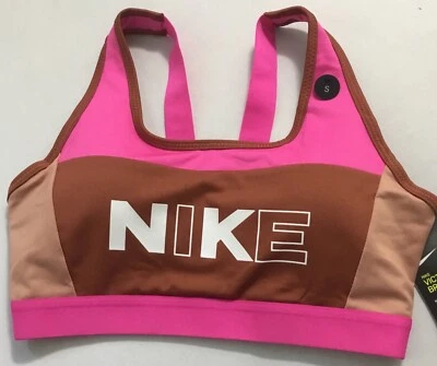 Sujetador clásico para mujer Nike AS Surf to Sport CI0086 rosa 686 talla XS Foto 1 de 2