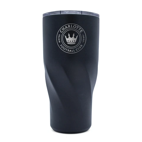 WinCraft Charlotte FC 30oz. Morgan Stainless Steel Tumbler Cover