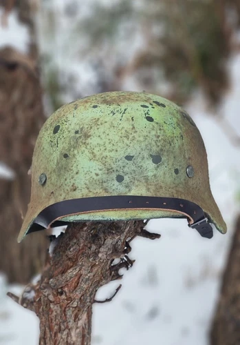 WW2 M35 German  Helmet WWII M 35. Combat helmet size 66