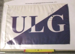 Tischflagge ULG Umschlag- und Lagerhausgesellschaft, Braunschweig - Bild 1 von 1