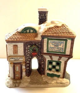 Traditions porcelain Victorian village replacement chocolate shop 1992 - Picture 1 of 7
