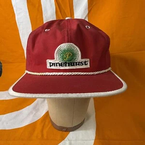 RARO Vintage Pinehurst Club Logo Rojo Snapback Cuerda Blanca Envío Rápido Gratis - Imagen 1 de 10