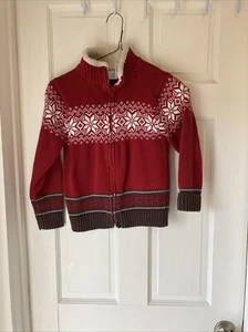 Gymboree Mountain Lodge sweater  S 7-8 Boys Fair Isle - Picture 1 of 3