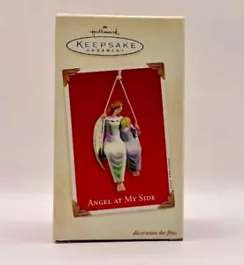 2003 Hallmark Keepsake Ornament "Angel At My Side" Porcelain -- New in Box - Picture 1 of 4