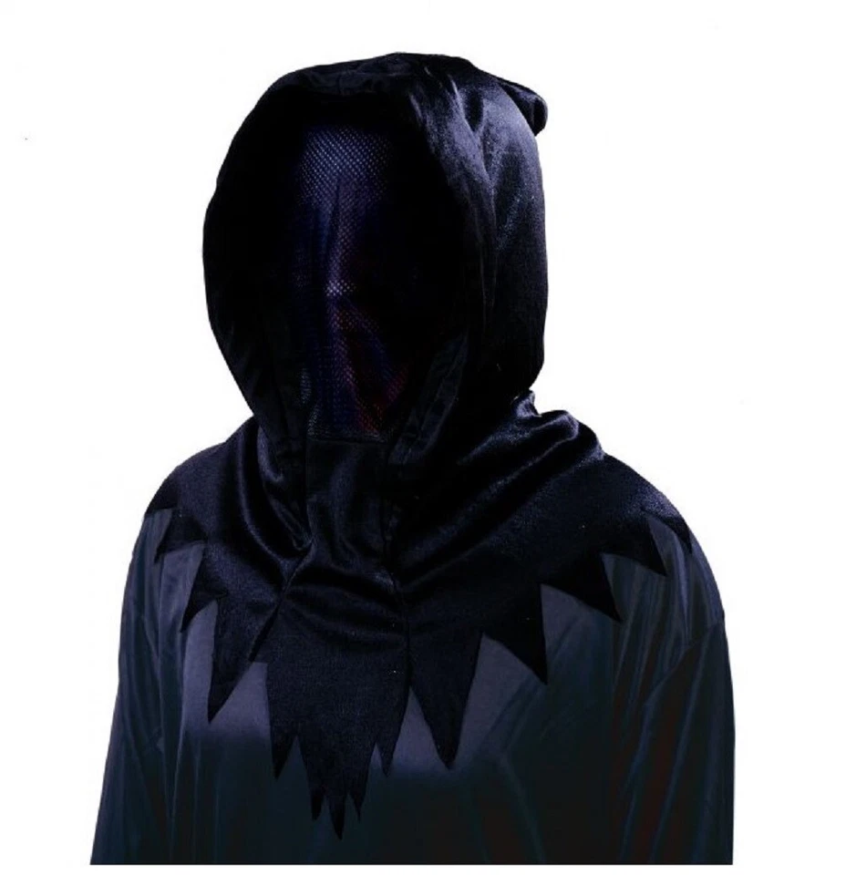 Invisible Hidden Face Mask - Black - Costume Accessory - One Size - Image 1 of 1