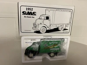First Gear 1952 GMC Dry Goods Van-Miss Bardahl truck-Diecast-1/34-Made 1992-New - Picture 1 of 9