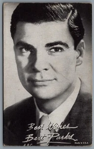 Arcade Card c1940s ABC Bert Parks Actor Singer Radio Television Announcer  - Picture 1 of 2