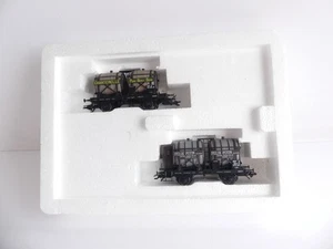 46761 MARKLIN HO 2 WAGONS BI-FOUDRE 1 FELIX POTIN / 1 CHANTERELLE 2 RAILS CC - Picture 1 of 5