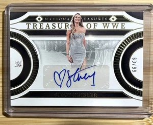 2024 Panini National Treasures WWE - Treasures of WWE Signatures Stacy... - Picture 1 of 2
