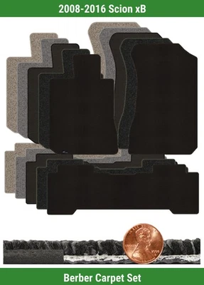 Juego de alfombrillas bereber personalizadas Lloyd para 2008-2016 Scion xB (3 piezas) #124G Foto 1 de 4