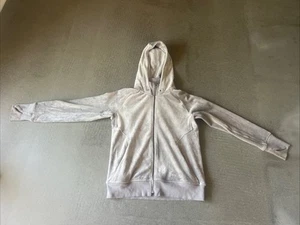 Sudadera con Capucha Athleta Gris Triumph Doble Acogedora Karma Cremallera Completa Para Mujer Mediana - Imagen 1 de 7