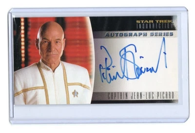 Star Trek Insurrection 1998 Skybox Autograph A-1 Patrick Stewart Jean-Luc Picar - Image 1 of 4