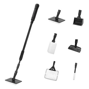 6 in 1 Fish Tank Cleaning Tools, Aquarium Cleaner Set with Adjustable Handle,... - Picture 1 of 6