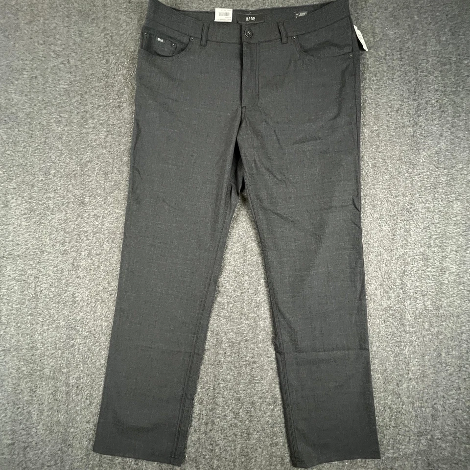 Pantalones Brax Para Hombre 38x32 Gris Cooper Fancy Manager Ajuste Regular Mezcla de Lana Foto 1 de 4
