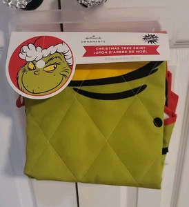 Hallmark Dr. Seuss How the Grinch Stole Christmas Tree Skirt 2024, 40in Diameter - Picture 1 of 1