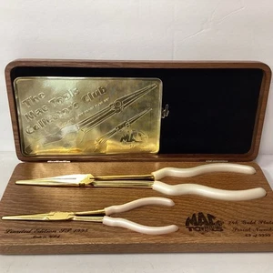 Mac Tools Limited Edition 1995, 24K Gold Plated Long Reach Pliers # 1526 - Bild 1 von 15