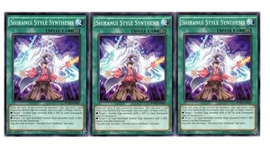 Yugioh - 3X Síntesis Estilo Shiranui - Común - Ilimitado - BOSH-EN065 - CASI NUEVO - Imagen 1 de 1