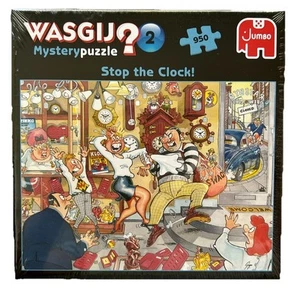 Jumbo 950 Pezzi Wasgij Puzzle - NUOVO - Stop the Clock - Mystery Puzzle n. 2 - Foto 1 di 3
