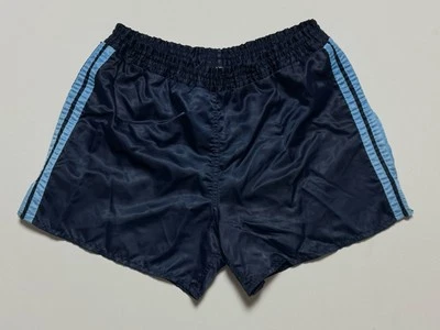 Vintage Adidas Nylon Gr 6 / M Kurze Hose Shorts Sprinter Lauf Nylon Glanz - Bild 1 von 4