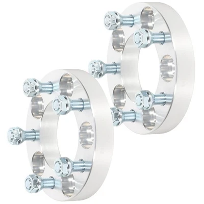 2 pcs 5x4.5 1" Wheel Spacers 1/2"x20 For Ford Crown Victoria Mustang 1992-2011 - Image 1 of 4