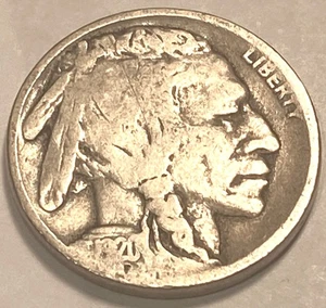 1920 D Buffalo Nickel FINE / VF NO RESERVE *J946 - Photo 1/2