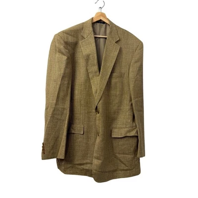 Blazer Brooks Brothers 46XL 1818 Madison Seda Lino Lana Ethomas Espiga Foto 1 de 4