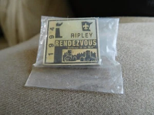 DQ SCOUT BSA 1984 RIPLEY RENDEZVOUS HAT PIN FORT MINNESOTA STATE ANNUAL EVENT MN - Picture 1 of 3